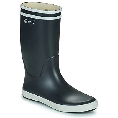 Afbeelding van Aigle Lollypop Regenlaarzen Rubber Laarzen Meisjes Blauw Maat 25