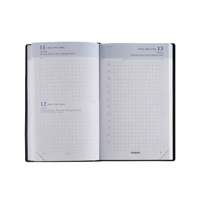 Afbeelding van Brepols agenda Building Seta 6 talig, blauw, 2024 agenda&#039;s