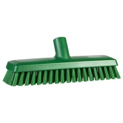 Image de VIKAN 70432 brosse à récurer avec alimentation en eau, 270 mm, polyester, moyen, vert 7043/2