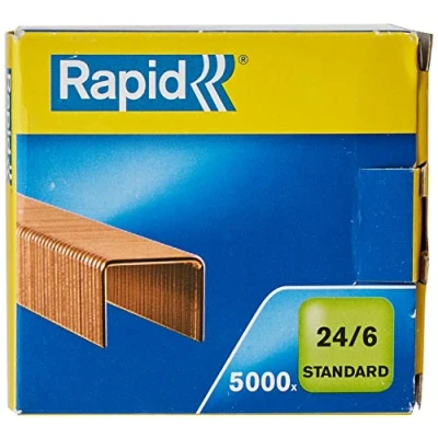 Afbeelding van Nieten Rapid 24/6 verkoperd standaard 5000 stuks