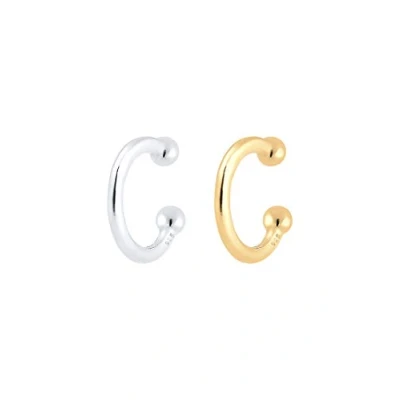 Afbeelding van Elli Oorbellen, Dames, Maat: One Size, Silver coloured/gold coloured