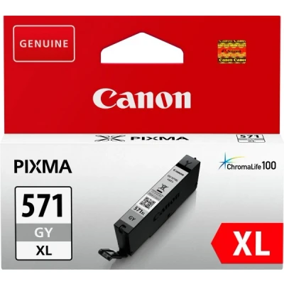 Afbeelding van Canon CLI 571GY XL Inktcartridge Grijs Hoge capaciteit