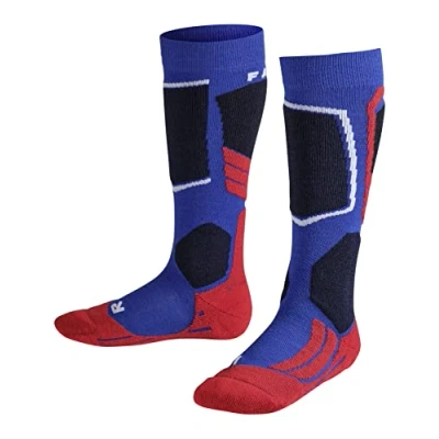 Afbeelding van FALKE Kinderskisokken SK2 Merino wolmix, Blauw (Kobaltblauw 6941), EU 23 26