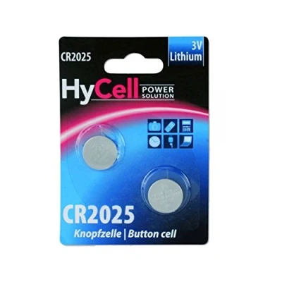 Image de 2pcs blister Ansmann HyCell pile bouton 3V Lithium CR2025 (5020192)