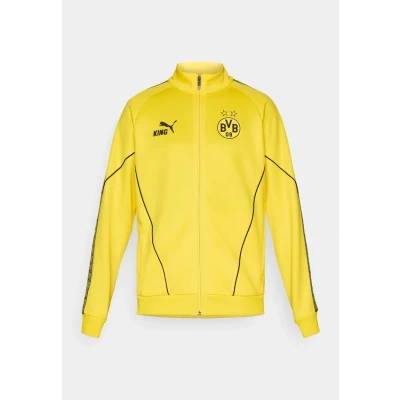 Afbeelding van PUMA Borussia Dortmund KING Anthem Jacket Men voor Heren, Zwart/Geel, Maat XS