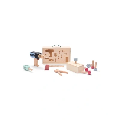 Afbeelding van kids concept houten gereedschapskoffer hub