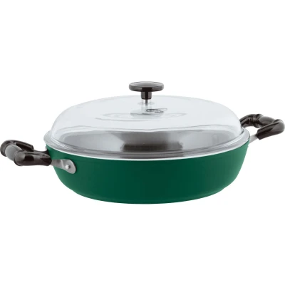 Afbeelding van Sambonet Sauteerpan Vintage Groen 28 cm incl deksel