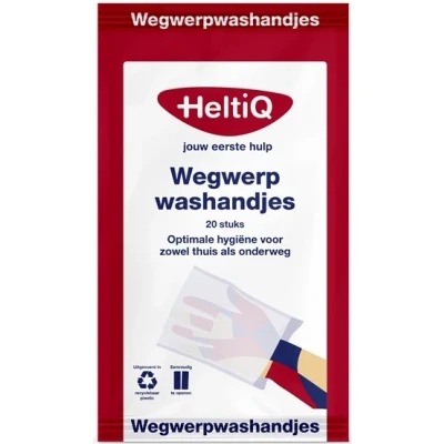 Afbeelding van HeltiQ Wegwerpwashandjes 20st