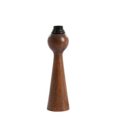 Afbeelding van Light &amp; Living Tafellamp Festina Mangohout 33cm Bruin excl. kap