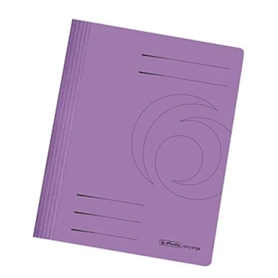 Afbeelding van Herlitz 10902559 map Karton Violet A4