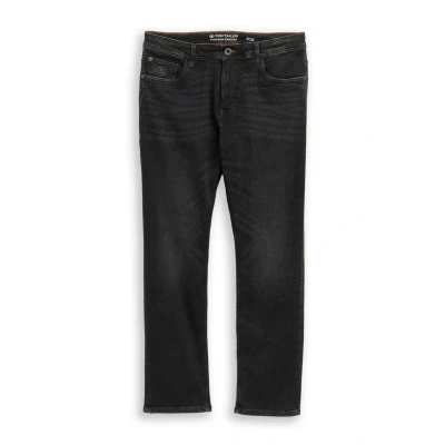 Afbeelding van TOM Tailor Straight leg jeans, Heren, Maat: 34x30, Used dark stone black denim