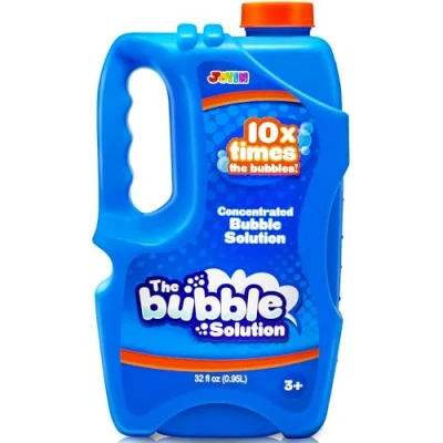 Afbeelding van JOYIN Navulverpakking (tot 9 l) geconcentreerde zeepbellenoplossing van 32 ounce / 0,95 l voor bellenblaasmachine