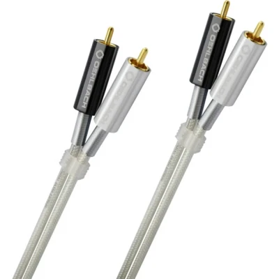 Afbeelding van Oehlbach D1C2602 Cinch Audio Aansluitkabel [2x stekker 1x stekker] 1.50 m Zilver