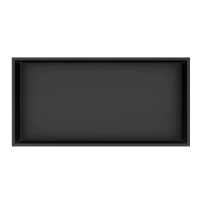 Afbeelding van Best Design Moya inbouwnis 30.5x61x7cm Mat zwart