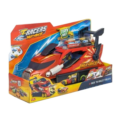 Afbeelding van Carrier Vrachtwagen Magicbox Thunder Truck T Racers Mix &#039;n Race 23 x 35 12 cm