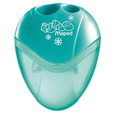 Image de Taille crayons Maped I gloo 2 trous avec réserve bleu