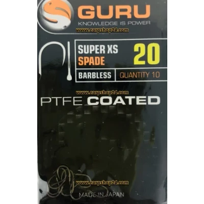 Afbeelding van Guru Super XS Spade Barbless (10 pcs) Maat : 20