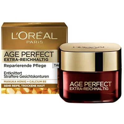 Afbeelding van L&#039;Oréal Paris Skin AAGE Perfect Extrarich Manuka DAY Cream 50ML Dagcrème, Dames, Maat: 50 ml,