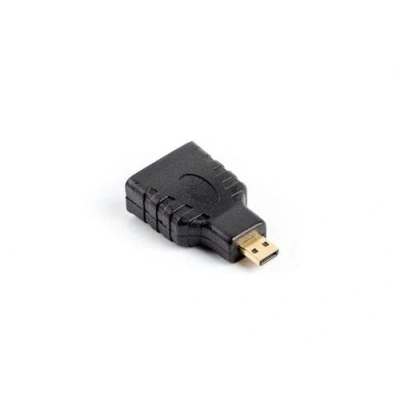 Image de Lanberg ad 0015 bk adaptateur hdmi a femelle vers micro d mâle noir