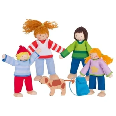 Afbeelding van Goki Poppenhuis Familie