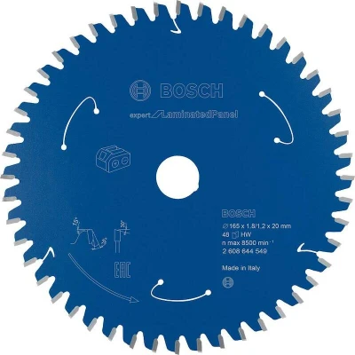 Image de BOSCH 2608644549 lame de scie circulaire E x pert pour panneau stratifié scies sans fil 165 20 1.8/1.2 mm, 48T