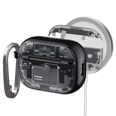 Afbeelding van Spigen Ultra Hybrid MagFit Case Compatibel met AirPods Pro 2e generatie (2023/2022) Zero One Zwart