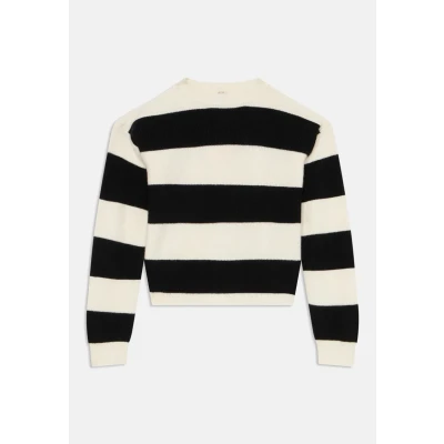 Afbeelding van ONLY Girls Kogfranca Short Stripe Trui voor kinderen, Maat: 146/152, Night sky/cloud dancer