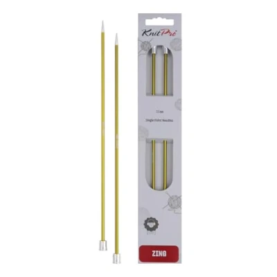 Afbeelding van Knit Pro KP47297 Zing enkele breinaalden, 35 x 3,50 mm, 3,5 groen