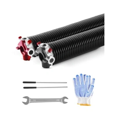 Image de VEVOR Ressorts torsion pour porte garage 1 paire Φ5,94xΦ50,8x787 mm 16000 cycles