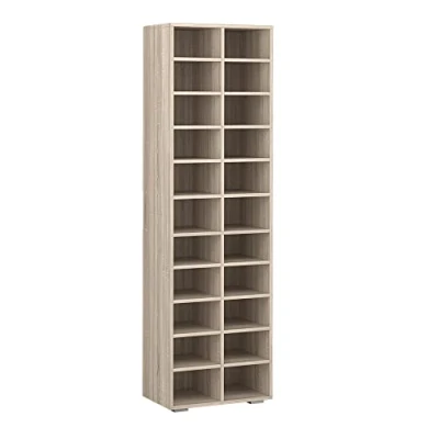 Afbeelding van Vicco Schoenenkast &quot;Parijs&quot;, Sonoma, 52,4 x 183 cm, 22 vakken