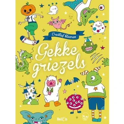 Afbeelding van Uitgeverij ballon creatief kleuren gekke griezels