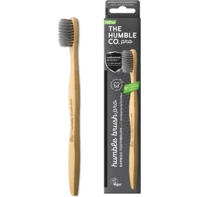 Afbeelding van The Humble Co. Tandenborstel Bamboe PRO Silver