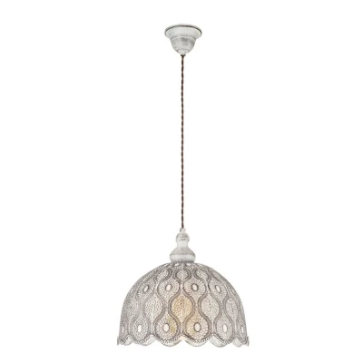 Afbeelding van EGLO Vintage Talbot 2 Hanglamp 1 Lichts Antiek Wit
