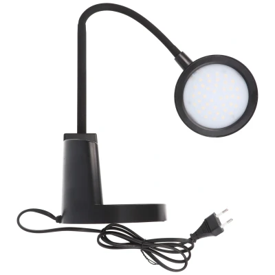 Afbeelding van Velamp SWAN2: 7W LED bureaulamp met aanraakschakelaar en pennenhouder. zwart