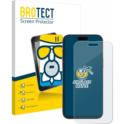 Afbeelding van BROTECT Screenprotector voor Apple iPhone 14 Pro Max Folie Beschermfolie Beschermglas matte