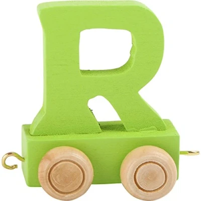 Afbeelding van small foot Coloured Letter Train R