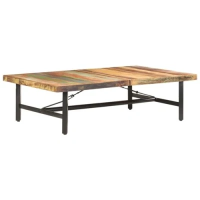 Afbeelding van Salontafel 142x90x42 cm massief gerecycled hout