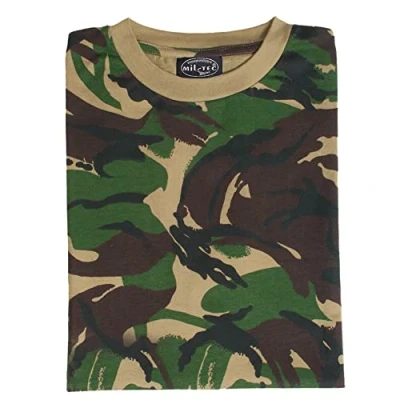 Afbeelding van Mil Tec NVA camouflage T shirt voor heren
