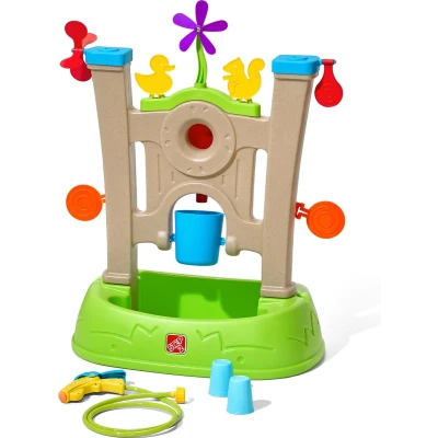 Afbeelding van Step2 Waterpark Arcade Groen Waterspeeltoestel Voor Kinderen vanaf 1,5 jaar Kunststof 41,3x71,1x84,5cm Inhoud: 11,3 L Met Accessoires