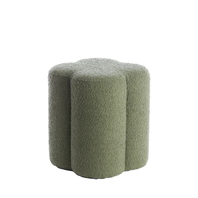 Afbeelding van Light &amp; Living Poef NALANI Ø38x45cm Groen