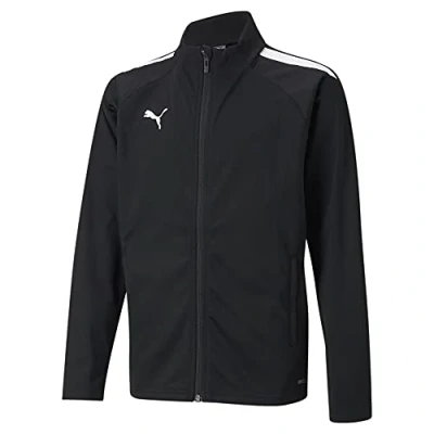 Afbeelding van puma Teamliga Trainingsvest voor kinderen, Maat: 128, black / white