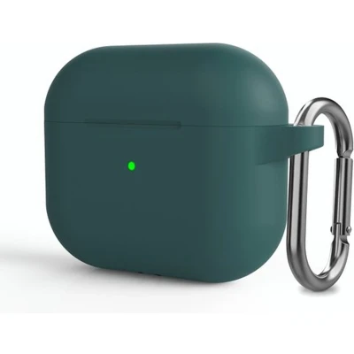 Afbeelding van AirPods 3 hoesje TPU Slim fit series Donkergroen Optimale bescherming voor jouw