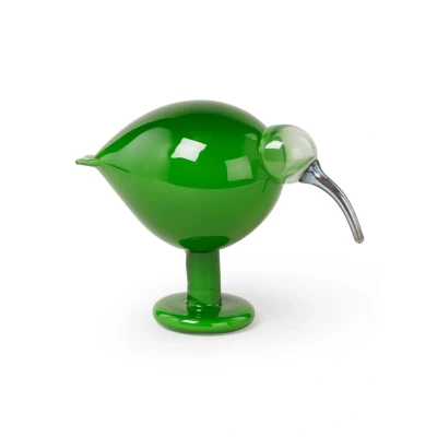 Afbeelding van Iittala Birds By Toikka Groene Ibis Van Glas 20 Cm Groen