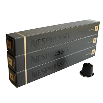 Afbeelding van Nespresso Set van 30 zwarte Ristretto originele Nestlé espressocapsules