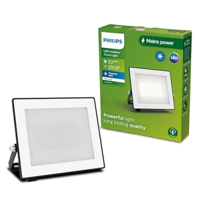 Afbeelding van Philips Lois floodlight Zwart 30W Helder warm licht; 3000K Verstraler