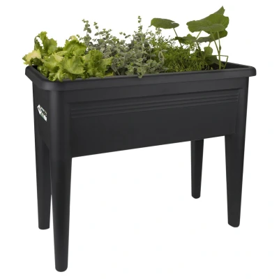 Afbeelding van Bloempot Green basics kweektafel xxl living black elho