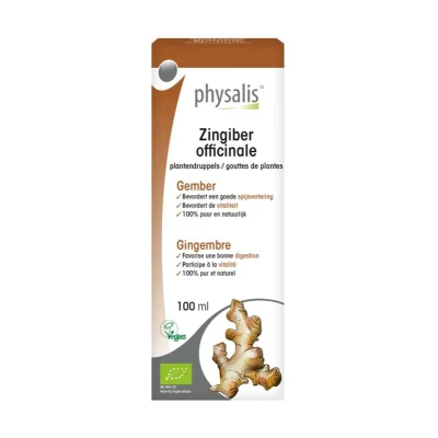 Afbeelding van Physalis Liquide Gouttes de plantes Zingiber Officinale