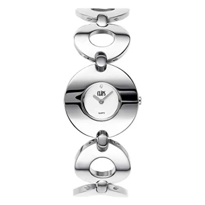 Afbeelding van Clips 553 2012 88 Horloge Staal Zilverkleurig Ø 30 mm