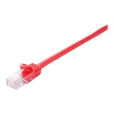 Image de V7 Cordon de raccordement RJ 45 (M) pour 50 cm UTP CAT 6 moulé, sans crochet rouge