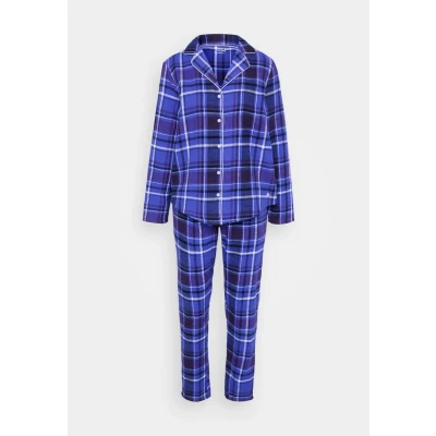 Afbeelding van Triumph Boyfriend Checks Pyjama blue, Dames, Maat: 36, Blue